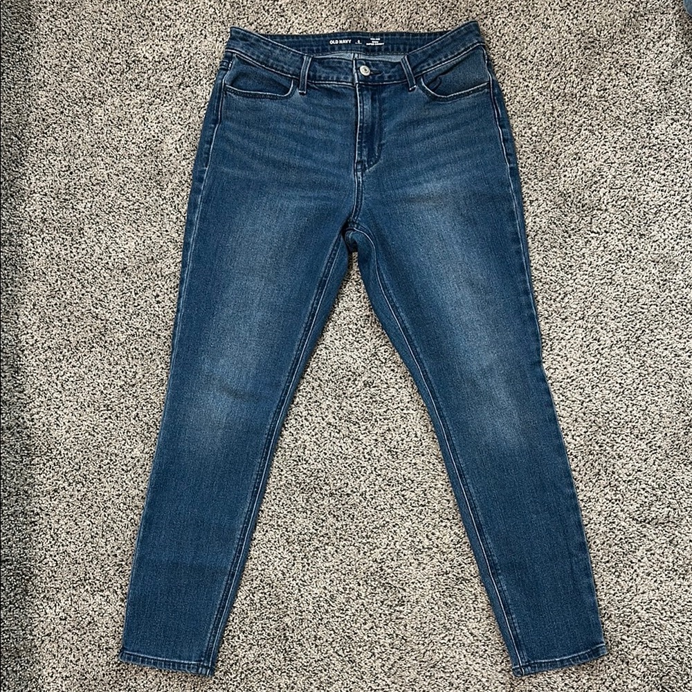 Old Navy Women's Dark Blue Skinny Jeans